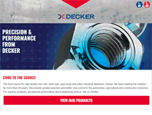 Tablet Screenshot of deckernut.com